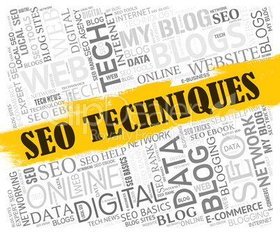 Seo Techniques Represents Search Engines And Approaches