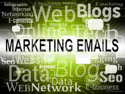 Marketing Emails Indicates Search Engine And Commerce