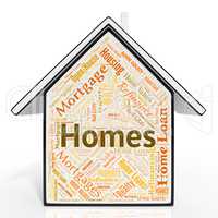 Homes House Means Real Estate And Realty