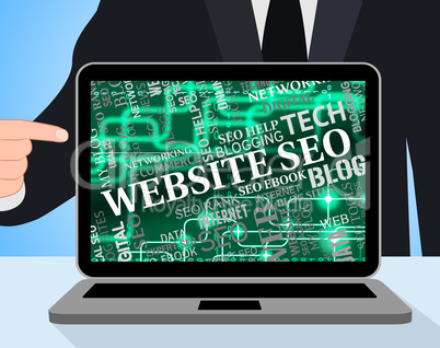 Website Seo Means Search Engines And Internet