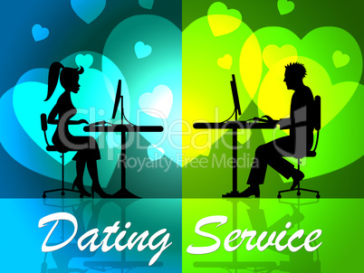 Dating Service Indicates Assistance Internet And Net