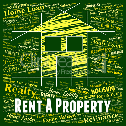 Rent Property Represents Real Estate And Apartment