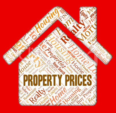 Property Prices Means Real Estate And Charge