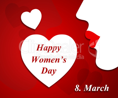 Womens Day Represents Females Lady And Ladies