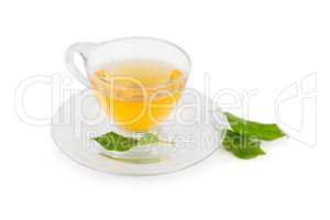Close-up of green tea