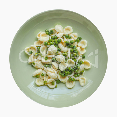 Orecchiette pasta with chickpeas