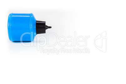 plastic glue container isolated on white