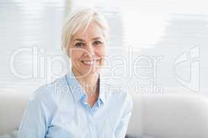 Portrait of smiling senior woman