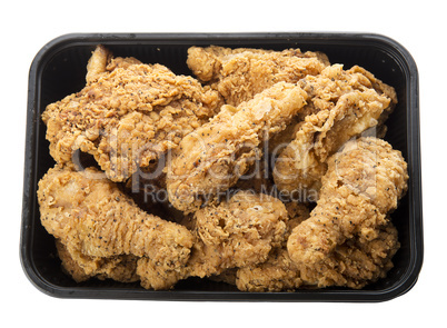 fried chicken in container