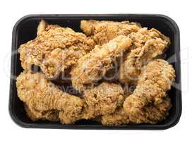 fried chicken in container