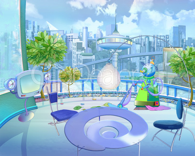 City of the Future in Children's  Fantasies