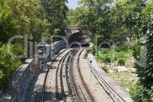 athens underground metro transport photo