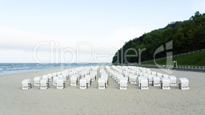 Strandkörbe an der Ostsee