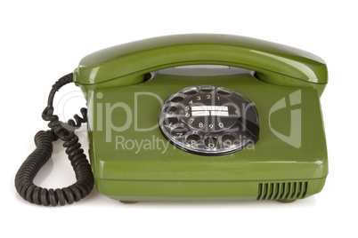 Gruenes Retro Telefon