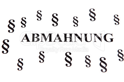 Abmahnung