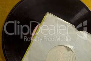 Vintage gramophone vinyl record