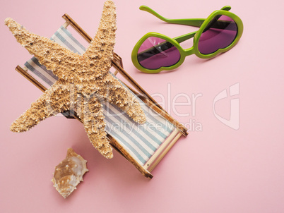 Starfish on a deckchair