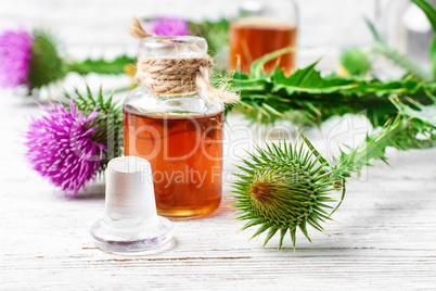 Flower and burdock extract