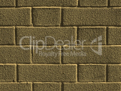 Brick wall sepia