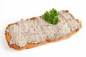 Brot mit Leberwurst