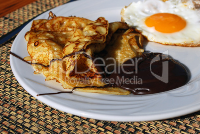 Pancake with Chocolate