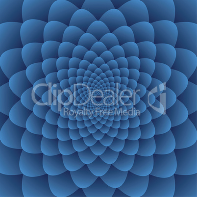 Geometric circular flower background, vector illustration.