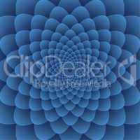 Geometric circular flower background, vector illustration.