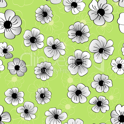 Flower seamless pattern, floral background, retro wallpaper. Vintage texture royal vector. Fabric illustration.