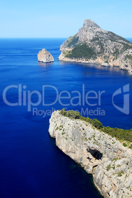 The Cape Formentor in Mallorca island, Spain