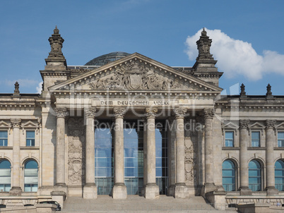 Reichstag parliament in Berlin