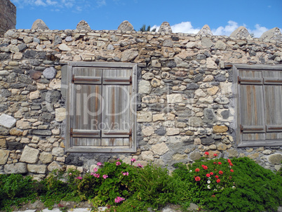 Mauer an der Festung in Ierapetra, Kreta