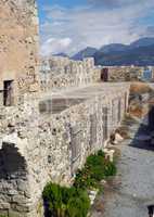 Mauer an der Festung in Ierapetra, Kreta