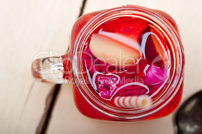 fresh fruit punch drink