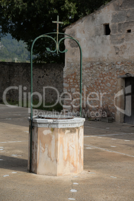 Brunnen an der Ermita de St, Miguel, Mallorca