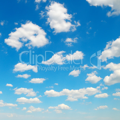 blue sky and light clouds