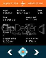 Digital boarding pass