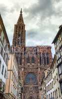 Cathedrale Notre-Dame or Cathedral of Our Lady in Strasbourg, Al