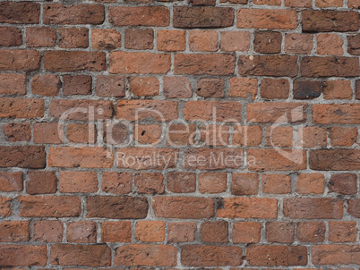 Red brick wall background