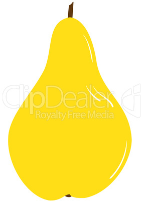 Ripe yellow pear