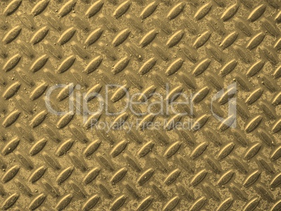 Grey steel diamond plate background sepia