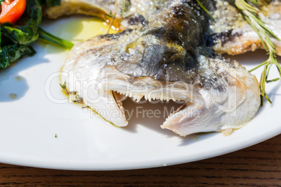 Frischer Fisch Dorade gegrillt