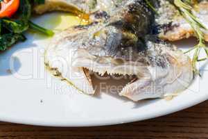 Frischer Fisch Dorade gegrillt