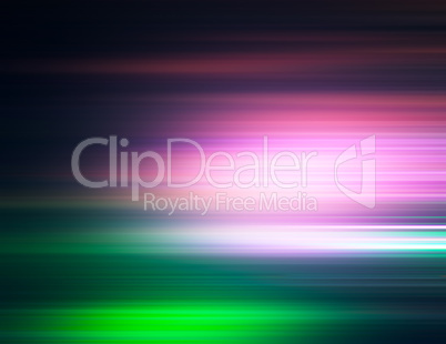 Horizontal pink and green motion blur background