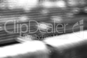 Black and white train carriage station illustration background