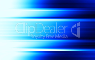 Horizontal vibrant blue blurred panels background