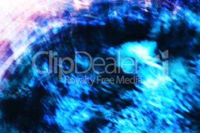 Horizontal vivid blue purple motion blur abstraction