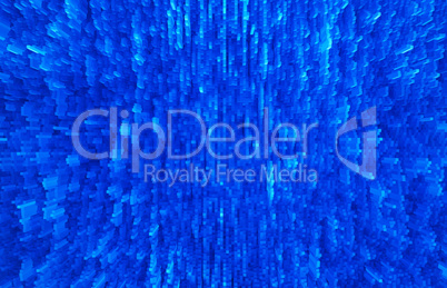 Horizontal vivid blur extruded 3d cubes abstract backdrop