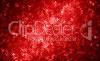 Horizontal red stars abstract background