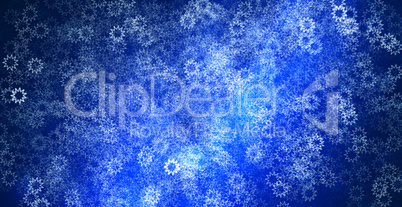 Horizontal blue stars abstract background