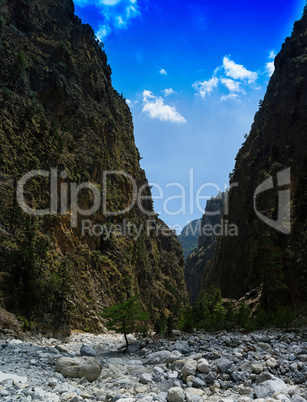 Vertical vivid vibrant mountain cleft landscape background backd